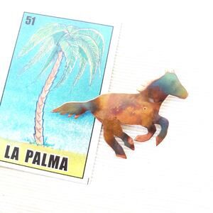 Copper Horse Pin